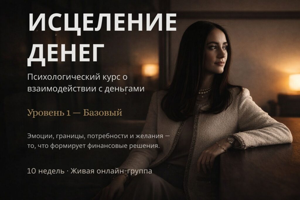 Курс Исцеление Денег Уровень 1 (Базовый)